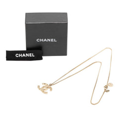 シャネル ヴィンテージ ココマーク 100周年 チェーン モチーフ ネックレス A64826 ゴールド メッキ レディース CHANEL 【中古】