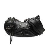 バレンシアガ Le Cagole ルカゴール XS ショルダーバッグ 671309 ブラック レザー レディース BALENCIAGA 【中古】