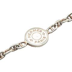 エルメス セリエ ミニシェーヌダンクルTTPM チェーン ネックレス SV925 シルバー レディース HERMES 【中古】