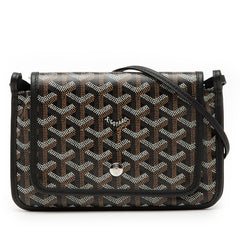 ゴヤール プリュメ ショルダーバッグ ポーチウォレット ブラック マルチカラー PVC レザー レディース GOYARD 【中古】