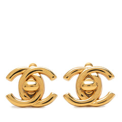 シャネル ココマーク ヴィンテージ イヤリング 96P刻印 ゴールド メッキ レディース CHANEL 【中古】