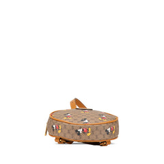 ルイ ヴィトン ×DISNEY コラボ ミッキープリント エボニー ミニGGスプリーム リュック バックパック 603730 ブラウン PVC レザー レディース LOUIS VUITTON 【中古】