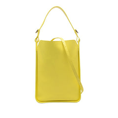 バレンシアガ ノースサウス トートバッグ ショルダーバッグ 2WAY 659920 イエロー レザー レディース BALENCIAGA 【中古】