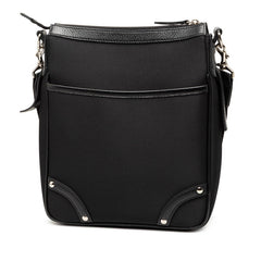 バーバリー ノバチェック 斜め掛け ショルダーバッグ ブラック ベージュ ナイロン レザー レディース BURBERRY 【中古】