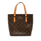 ルイ ヴィトン モノグラム ヴァヴァンPM ハンドバッグ M51172 ブラウン PVC レザー レディース LOUIS VUITTON 【中古】