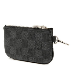 ルイ ヴィトン ダミエ トリオ メッセンジャー 付属品 小銭入れ コインケース ブラック PVC メンズ LOUIS VUITTON 【中古】