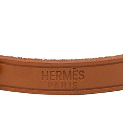 エルメス ケリー アルディオン ブレスレット ブラウン レザー レディース HERMES 【中古】