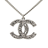 シャネル ココマーク 100周年記念 ペンダント ネックレス 14C シルバー メタル レディース CHANEL 中古