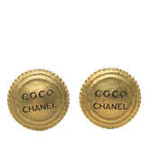 シャネル ラウンド イヤリング 94P刻印 ヴィンテージ ゴールド メッキ レディース CHANEL 【中古】