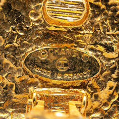 シャネル ラウンド フェイクパール イヤリング ゴールド メッキ レディース CHANEL 【中古】