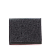 ルイ ヴィトン タイガ アンヴェロップ カルト ドゥ ヴィジット カードケース 名刺入れ M64595 ノワール ブラック レザー メンズ LOUIS VUITTON 【中古】