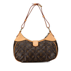 ルイ ヴィトン モノグラム エトワール シティバッグPM ショルダーバッグ M41435 ブラウン PVC レザー レディース LOUIS VUITTON 中古