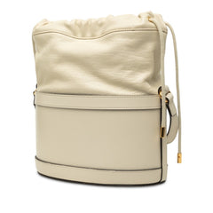 グッチ ホースビット 1955 斜め掛け ショルダーバッグ バケットバッグ 602118 ホワイト レザー レディース GUCCI 中古