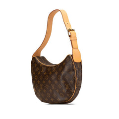 ルイ ヴィトン モノグラム クロワッサンMM ショルダーバッグ M51512 ブラウン PVC レザー レディース LOUIS VUITTON 【中古】