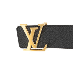 ルイ ヴィトン ベルト LV イニシャル 40MM リバーシブル ベルト サイズ:95/38 M9151T ブラック ブラウン トリヨンレザー メンズ LOUIS VUITTON 【中古】