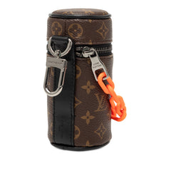 ルイ ヴィトン モノグラム バレル アクセサリーポーチ M00966 ブラウン PVC レザー レディース LOUIS VUITTON 【中古】