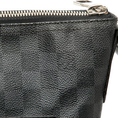 ルイ ヴィトン ダミエ グラフィット ミックMM ショルダーバッグ N41106 ブラック PVC レザー メンズ LOUIS VUITTON 【中古】