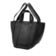 バレンシアガ エブリデイXS ノースサウス ハンドバッグ ショルダーバッグ 2WAY 672793 ブラック レザー レディース BALENCIAGA 【中古】