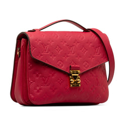 ルイ ヴィトン モノグラム アンプラント ポシェット メティスMM ハンドバッグ ショルダーバッグ 2WAY M44291 ピンク カーフ レディース LOUIS VUITTON 【中古】