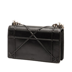 ディオール ディオラマ チェーン ショルダーバッグ ブラック レザー レディース Dior 【中古】