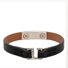 エルメス リヴァルミニ T3 ブレスレット ブラック ヴォースイフト レディース HERMES 【中古】