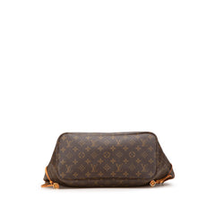 ルイ ヴィトン モノグラム ネヴァーフルMM トートバッグ ショルダーバッグ M40995 ブラウン PVC レザー レディース LOUIS VUITTON 【中古】