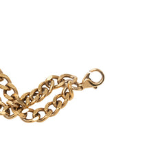 シャネル ココマーク ロゴプレート チェーン ベルト 02P刻印 ゴールド メッキ レディース CHANEL 【中古】