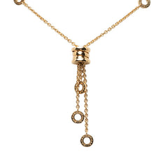 ブルガリ B-zero1 ビーゼロワン エレメント ネックレス 341470 K18YG イエローゴールド 750 レディース BVLGARI 【中古】