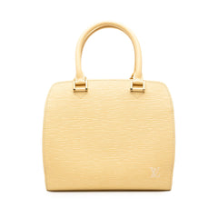 ルイ ヴィトン エピ ポンヌフ ハンドバッグ M5205A ヴァニラ イエロー レザー レディース LOUIS VUITTON 中古