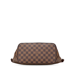 ルイ ヴィトン ダミエ サレヤPM ハンドバッグ N51183 ブラウン PVC レザー レディース LOUIS VUITTON 【中古】