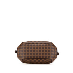 ルイ ヴィトン ダミエ ベレムMM ハンドバッグ N51174 ブラウン PVC レザー レディース LOUIS VUITTON 【中古】