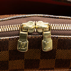 ルイ ヴィトン ダミエ ベレムMM ハンドバッグ N51174 ブラウン PVC レザー レディース LOUIS VUITTON 【中古】