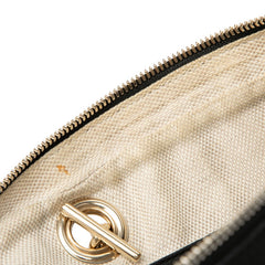 グッチ ソーホー タッセル チェーン ショルダーバッグ 308983 ブラック レザー レディース GUCCI 【中古】