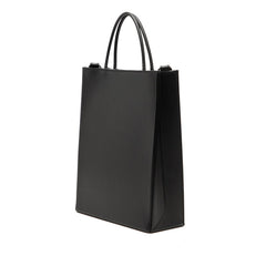 フェンディ ショッピングバッグ スモール ハンドバッグ ショルダーバッグ 2WAY 7VA512 ブラック レザー レディース FENDI 【中古】