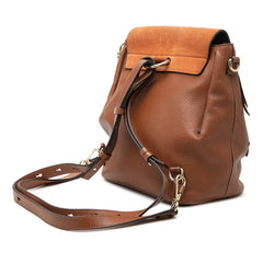 クロエ フェイ リュック バックパック ブラウン レザー スウェード レディース Chloe 【中古】