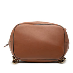 クロエ フェイ リュック バックパック ブラウン レザー スウェード レディース Chloe 【中古】