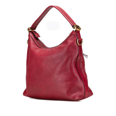 グッチ ミスGG ハンドバッグ ショルダーバッグ 2WAY 326514 レッド レザー レディース GUCCI 【中古】