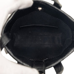 バレンシアガ バーブ ミニハンドバッグ ショルダーバッグ フォンホルダー 2WAY 693793 ブラック レザー レディース BALENCIAGA 【中古】