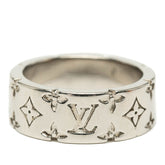 ルイ ヴィトン LV モザイク リング 指輪 #L M1182L シルバー メタル メンズ LOUIS VUITTON 【中古】
