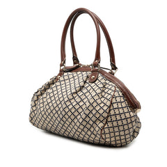グッチ ディアマンテ スーキー ハンドバッグ 223974 ベージュ マルチカラー キャンバス レザー レディース GUCCI 【中古】