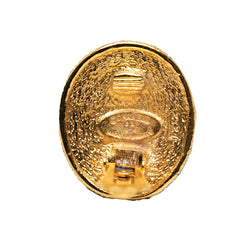 シャネル エンジェル ココマーク イヤリング ゴールド メッキ レディース CHANEL 【中古】