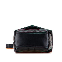 サンローラン ルル ミニ チェーンショルダーバッグ AirPods ケース ブラック ゴールド レザー レディース SAINT LAURENT 【中古】