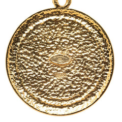 シャネル ココマーク パームツリー ライオン メダル チェーン ネックレス ペンダント ゴールド メッキ レディース CHANEL 【中古】