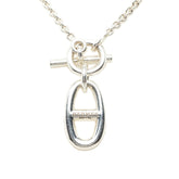 エルメス シェーヌダンクル アミュレット ネックレス SV925 シルバー レディース HERMES 中古