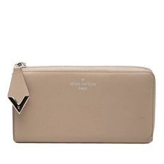 ルイ ヴィトン ポルトフォイユ コメット 長財布 M60147 ベージュ レザー レディース LOUIS VUITTON 【中古】