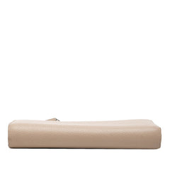 ルイ ヴィトン ポルトフォイユ コメット 長財布 M60147 ベージュ レザー レディース LOUIS VUITTON 【中古】