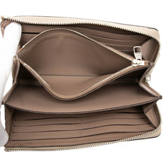 ルイ ヴィトン ポルトフォイユ コメット 長財布 M60147 ベージュ レザー レディース LOUIS VUITTON 【中古】