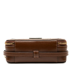 グッチ GGスプリーム インターロッキングG ショルダーバッグ 671674 ベージュ ブラウン PVC レザー レディース GUCCI 【中古】