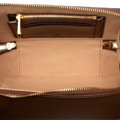 グッチ GGスプリーム インターロッキングG ショルダーバッグ 671674 ベージュ ブラウン PVC レザー レディース GUCCI 【中古】