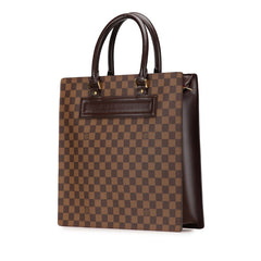 ルイ ヴィトン ダミエ ヴェニスGM ハンドバッグ トートバッグ N51146 ブラウン PVC レザー レディース LOUIS VUITTON 中古
